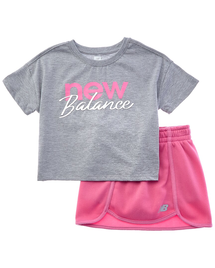 New Balance Комплект из 2 предметов: футболка и самокат, серый
New Balance Комплект из 2 предметов: футболка и самокат, серый