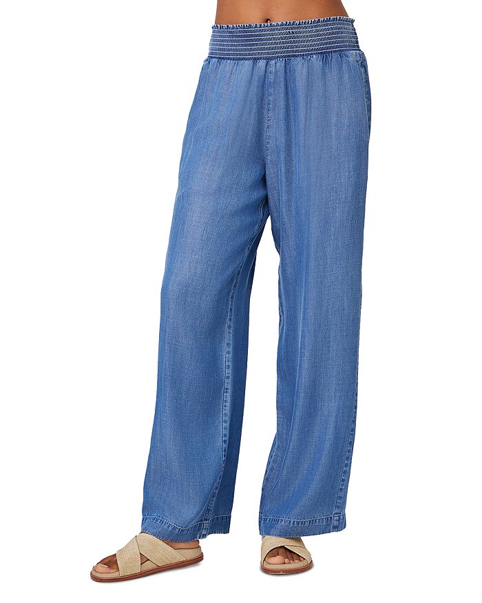 Широкие брюки со сборкой на талии Bella Dahl, синий
Широкие брюки со сборкой на талии Bella Dahl, синий