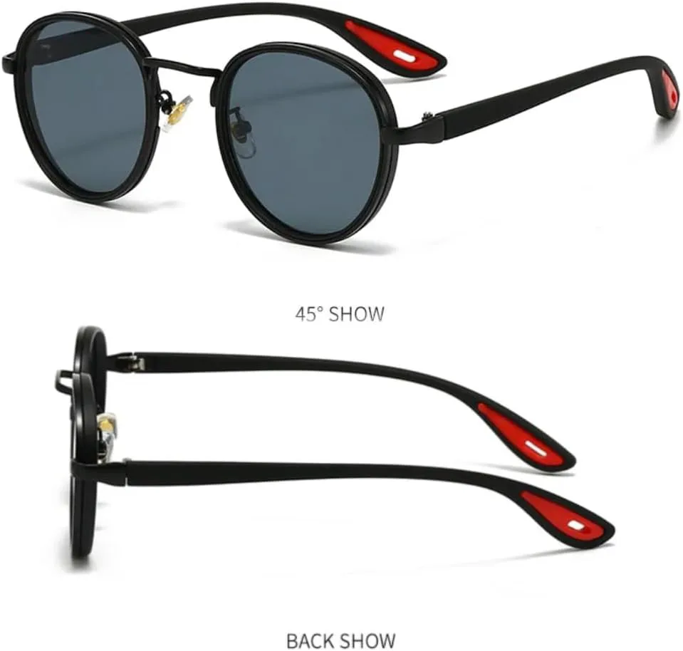 Солнцезащитные очки с защитой UV400 | Круглые, пластиковые, титановые | для женщин и мужчин, для занятий спортом на открытом воздухе и вождения DSVIGF, Gold Light Tea
Солнцезащитные очки с защитой UV400 | Круглые, пластиковые, титановые | для женщин и мужчин, для занятий спортом на открытом воздухе и вождения DSVIGF, Gold Light Tea