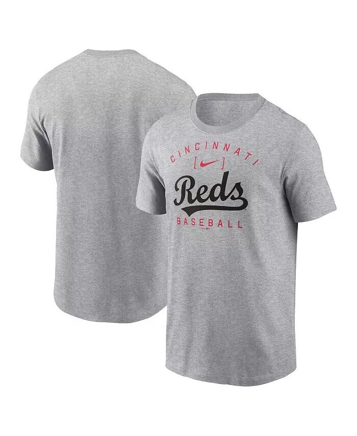 Мужская футболка Heather Grey Cincinnati Reds Home Team Athletic Arch Nike, серый
Мужская футболка Heather Grey Cincinnati Reds Home Team Athletic Arch Nike, серый