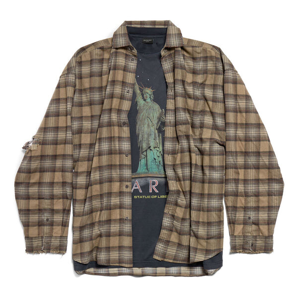 Рубашка paris liberty layered shirt oversized 'dark green' Balenciaga, зеленый
Рубашка paris liberty layered shirt oversized 'dark green' Balenciaga, зеленый