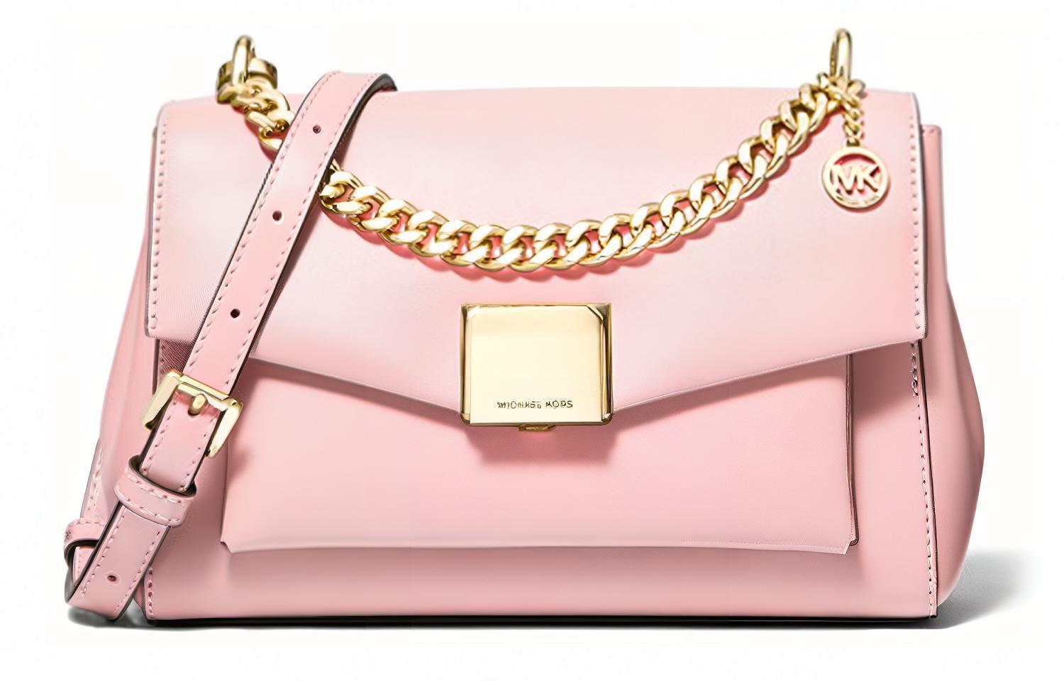 MICHAEL KORS Кожаная сумка Лита через плечо кроссбоди среднего размера женская балетный розовый
MICHAEL KORS Кожаная сумка Лита через плечо кроссбоди среднего размера женская балетный розовый