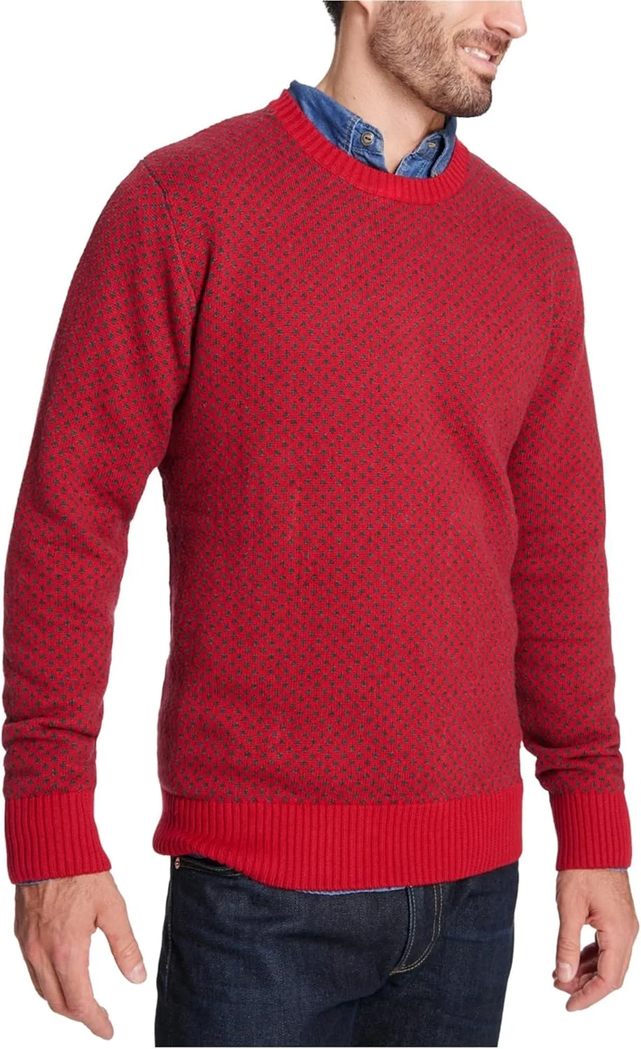 Мужской свитер с узором в горошек Weatherproof
Мужской свитер с узором в горошек Weatherproof