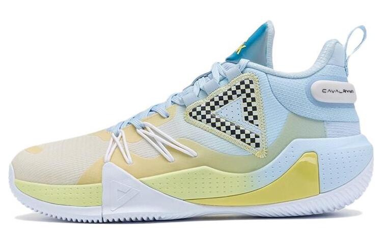 Баскетбольные кроссовки Cavalry мужские, среднего размера, черные/серо-синие Peak