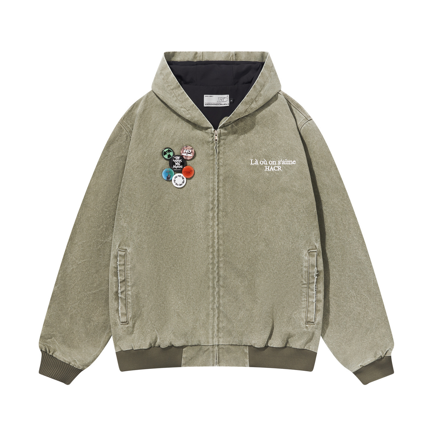 Куртка HARSH AND CRUEL, мохово-зеленый 
Куртка HARSH AND CRUEL, мохово-зеленый