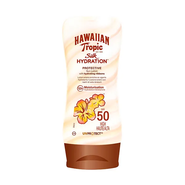 Защитный лосьон для тела Silk Hidration Protective Spf 50 Hawaiian Tropic, 180 ml
Защитный лосьон для тела Silk Hidration Protective Spf 50 Hawaiian Tropic, 180 ml