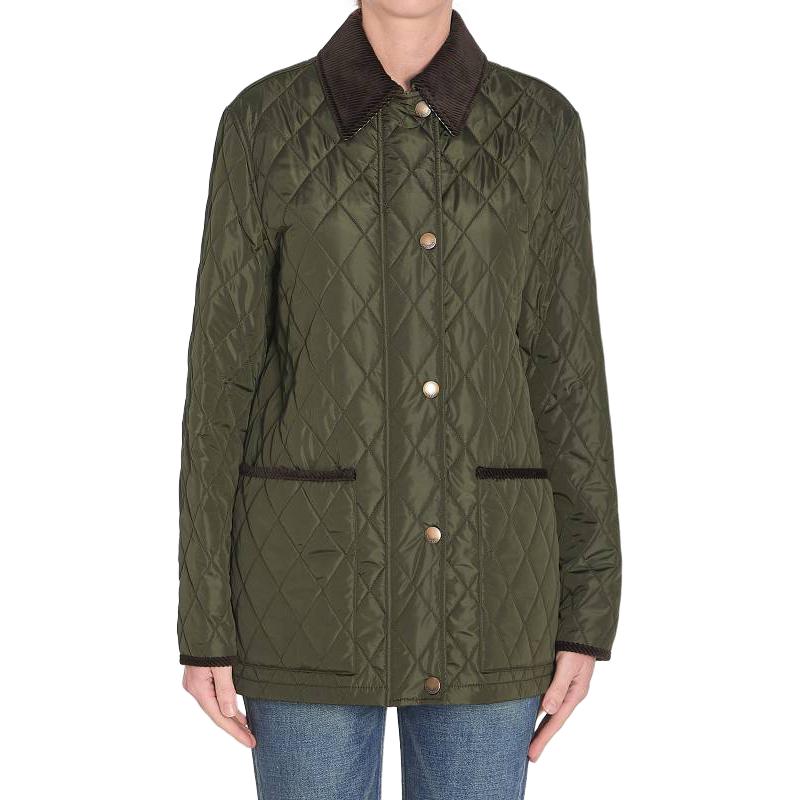 Куртка с ромбовидной стежкой Burberry, оливковый
Куртка с ромбовидной стежкой Burberry, оливковый