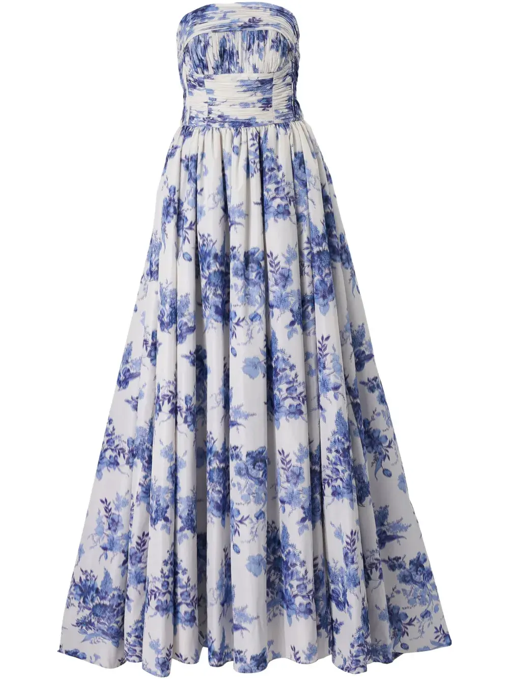 Вечернее платье без бретелей с цветочным узором Carolina Herrera, нейтральный
Вечернее платье без бретелей с цветочным узором Carolina Herrera, нейтральный