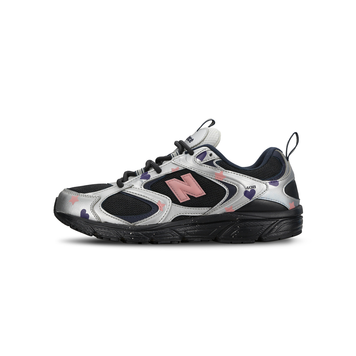 408 Кроссовки унисекс с низким верхом Черный/серебристый/синий/розовый New Balance
408 Кроссовки унисекс с низким верхом Черный/серебристый/синий/розовый New Balance