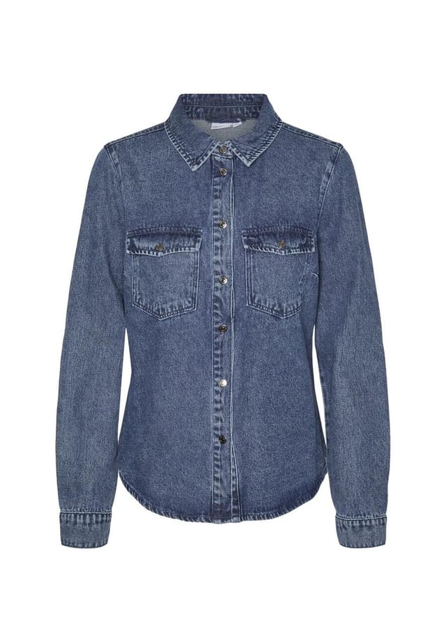 Блузка с длинными рукавами Vero Moda, синий 
Блузка с длинными рукавами Vero Moda, синий