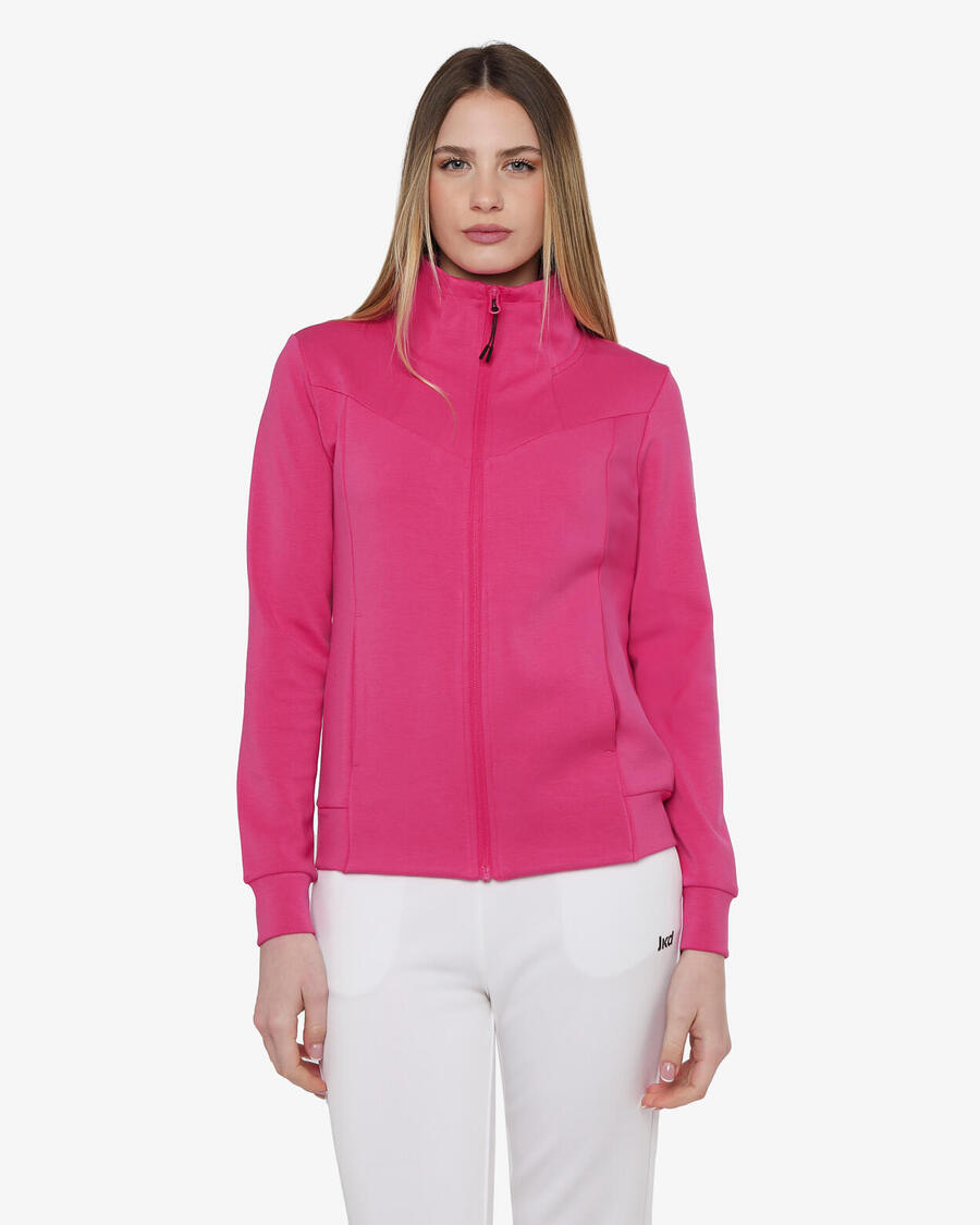 JAKED Женская синтетическая толстовка малинового цвета для фитнеса
JAKED Женская синтетическая толстовка малинового цвета для фитнеса