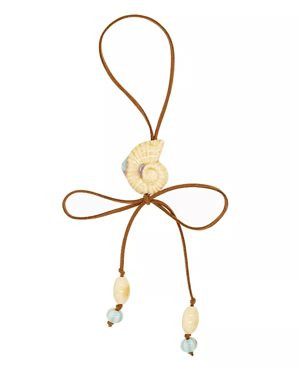 Коричневое замшевое ожерелье-шнурок с подвеской в виде керамической ракушки Velvet Luna, brown
Коричневое замшевое ожерелье-шнурок с подвеской в виде керамической ракушки Velvet Luna, brown