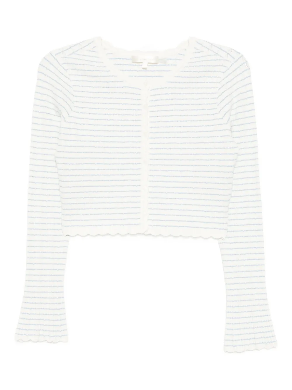 Медиа-кардиган LoveShackFancy, белый
Медиа-кардиган LoveShackFancy, белый