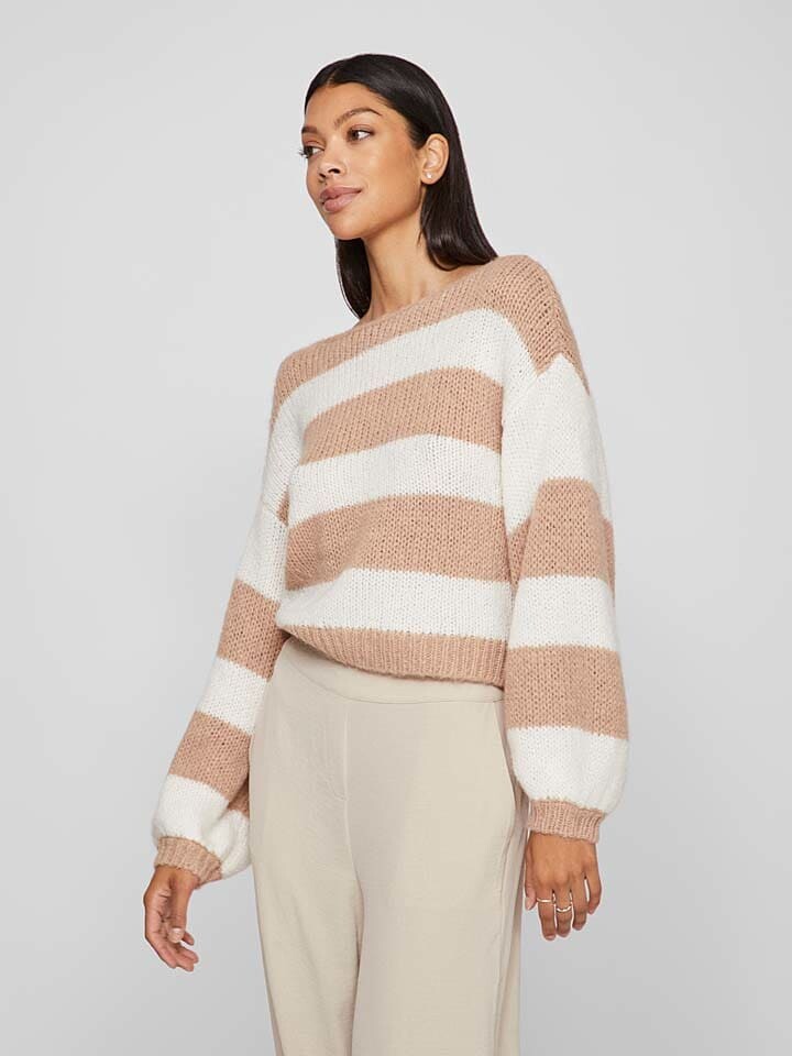 Пуловер Vila Pullover, цвет Hellbraun/Weiß
Пуловер Vila Pullover, цвет Hellbraun/Weiß