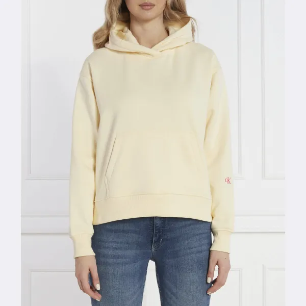 Толстовка обычного кроя Calvin Klein, бежевый 
Толстовка обычного кроя Calvin Klein, бежевый