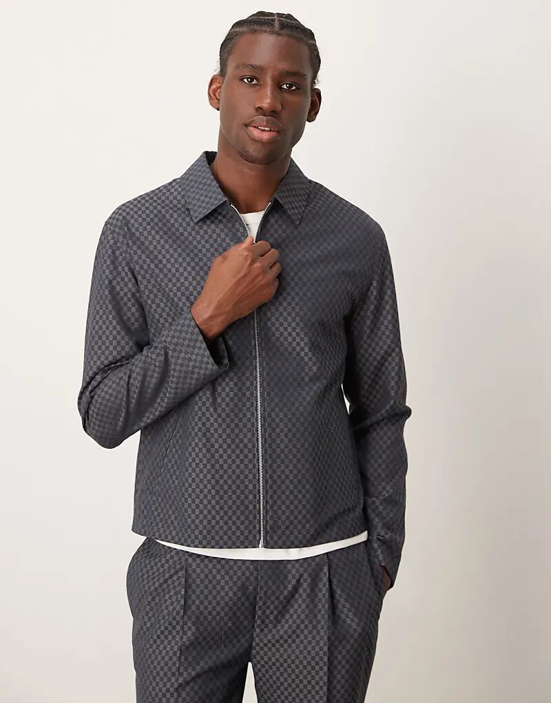 Элегантная куртка Харрингтон ASOS DESIGN серого цвета в клетку, Серый, Элегантная куртка Харрингтон ASOS DESIGN серого цвета в клетку
Элегантная куртка Харрингтон ASOS DESIGN серого цвета в клетку, Серый, Элегантная куртка Харрингтон ASOS DESIGN серого цвета в клетку