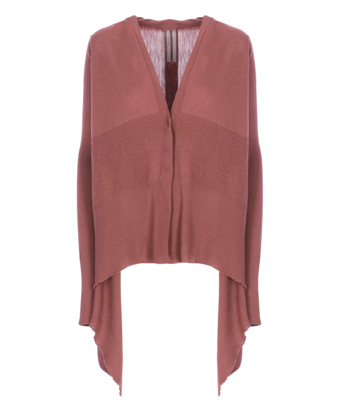 Вязаный шерстяной кардиган Rick Owens, коричневый
Вязаный шерстяной кардиган Rick Owens, коричневый