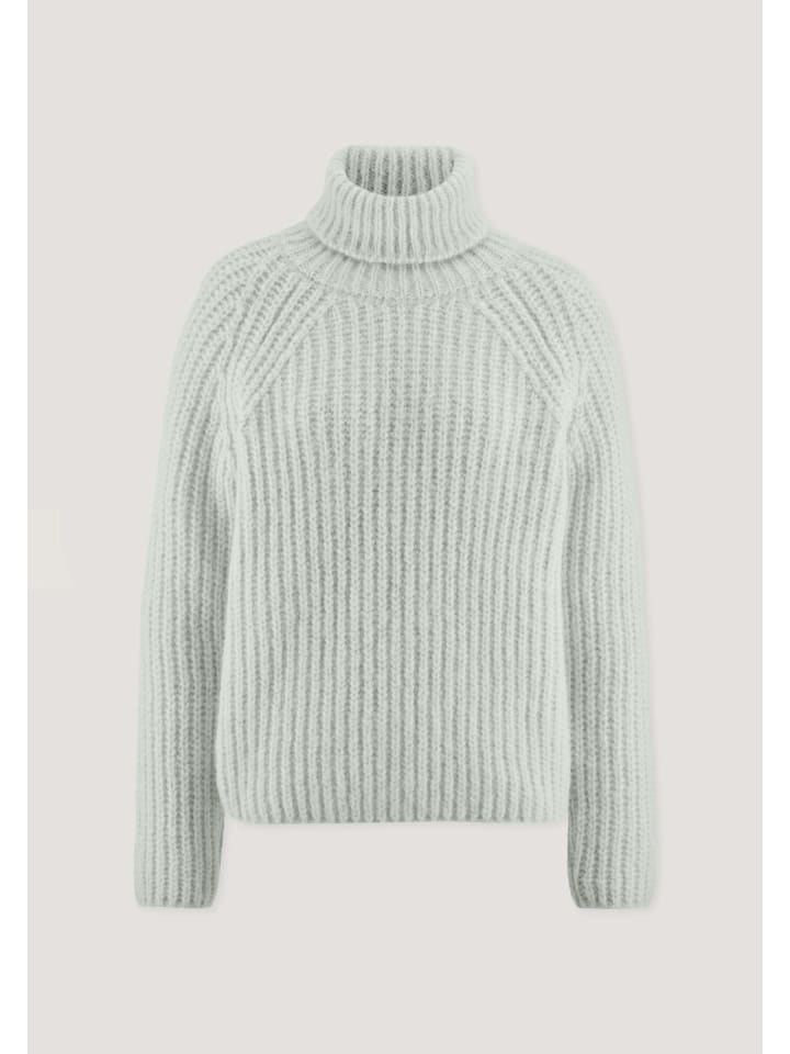Светло-голубой вязаный свитер с высоким воротом Hessnatur
Светло-голубой вязаный свитер с высоким воротом Hessnatur