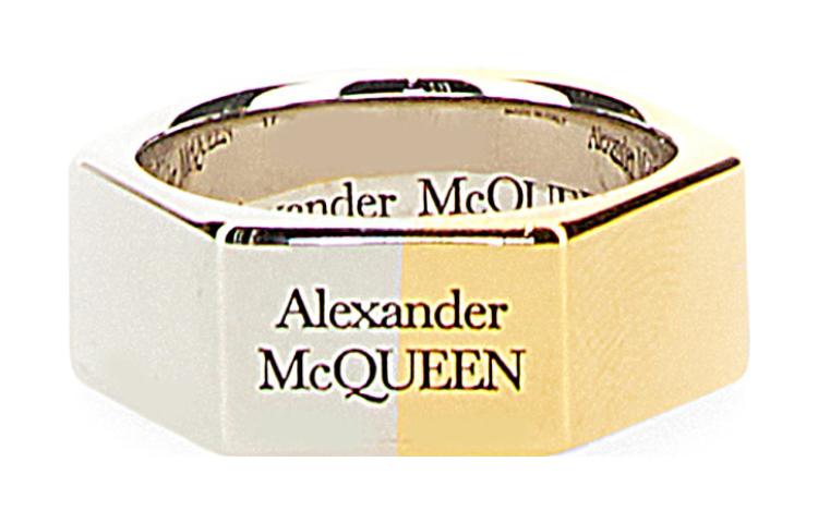 Alexander McQueen Латунные кольца для мужчин Gold/Silver
Alexander McQueen Латунные кольца для мужчин Gold/Silver