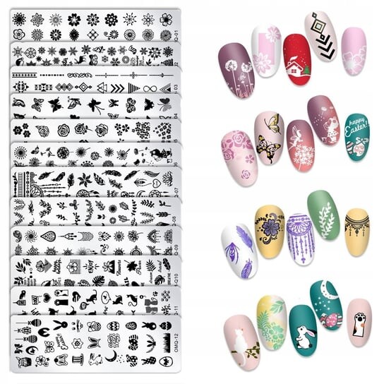 Пластины для стемпинга Omq, 12 шт. Tojato
Пластины для стемпинга Omq, 12 шт. Tojato