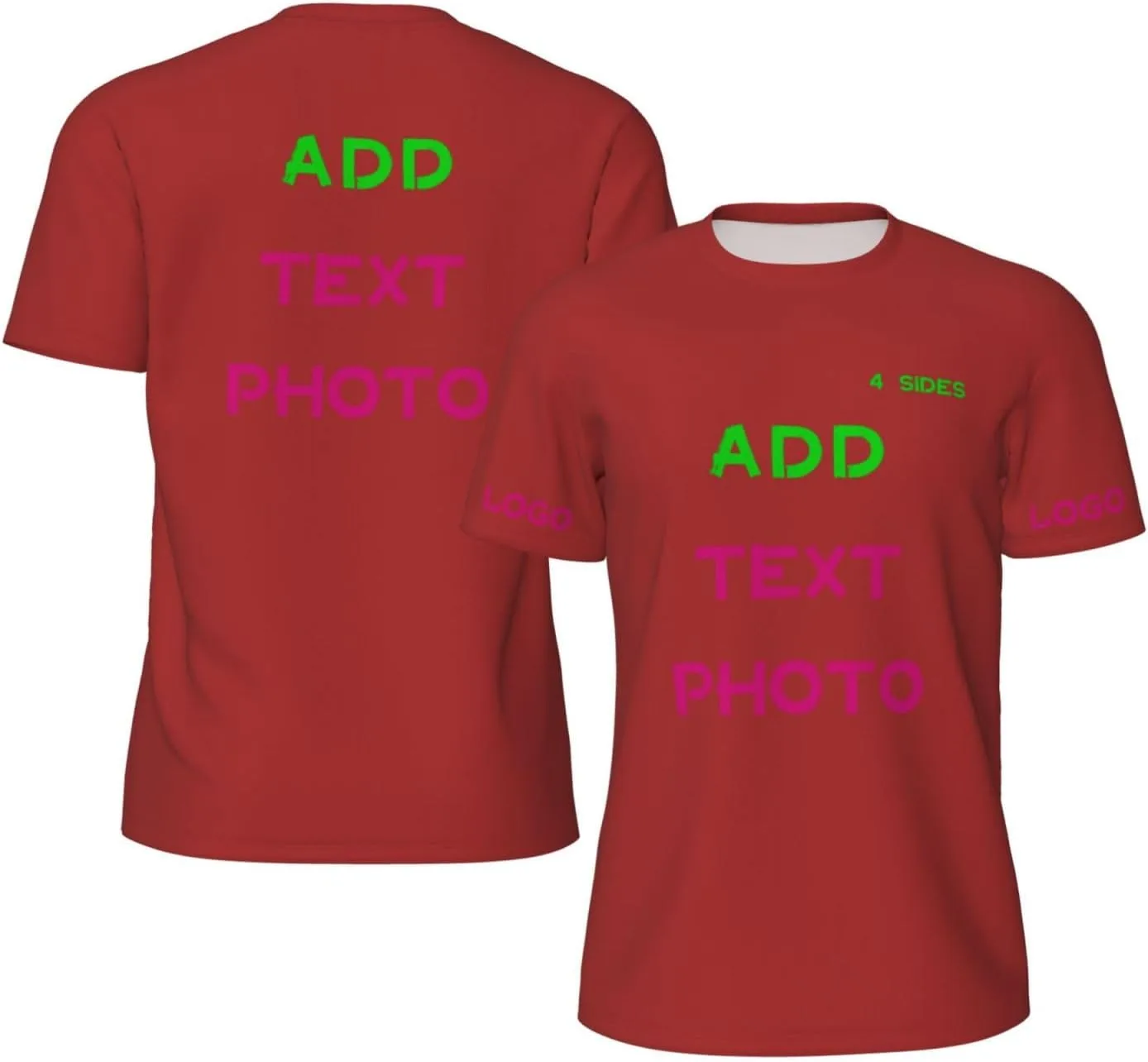 Футболка Custom с принтом на 4 сторонах и логотипом
Футболка Custom с принтом на 4 сторонах и логотипом