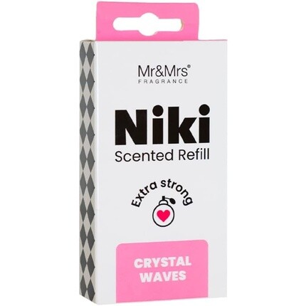 Niki Crystal Waves Сменный блок для автомобильного ароматизатора, Mr & Mrs Fragrance
Niki Crystal Waves Сменный блок для автомобильного ароматизатора, Mr & Mrs Fragrance