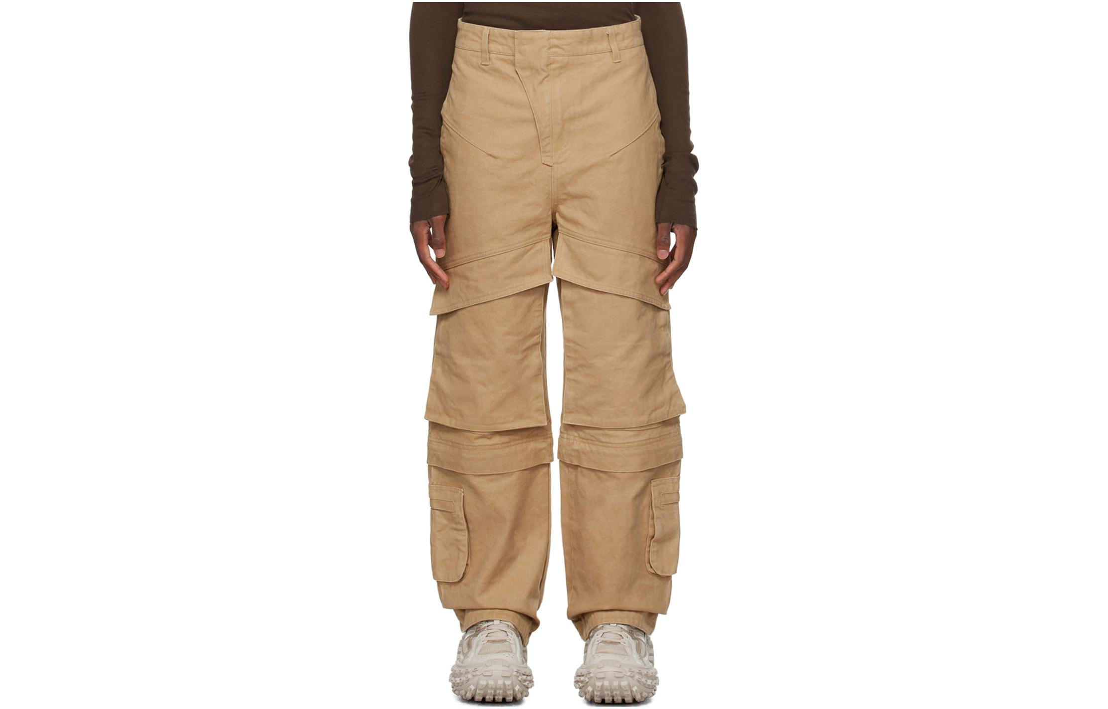 Хлопковые карго-брюки Entire Studios, желтый
Хлопковые карго-брюки Entire Studios, желтый