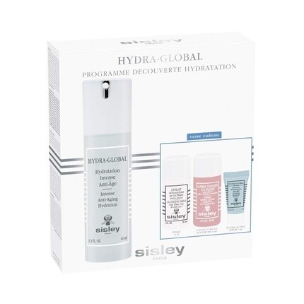 Подарочный набор Hydra Global Intense Anti-Aging Hydration с очищающим молочком, лосьоном-тоником и сывороткой — 40 мл, 30 мл, 30 мл и 5 мл, Sisley
Подарочный набор Hydra Global Intense Anti-Aging Hydration с очищающим молочком, лосьоном-тоником и сывороткой — 40 мл, 30 мл, 30 мл и 5 мл, Sisley