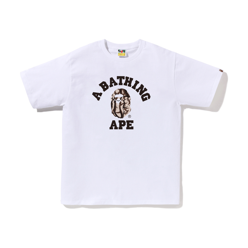 Бейп триал камуфляжная футболка колледж A BATHING APE, белый
Бейп триал камуфляжная футболка колледж A BATHING APE, белый