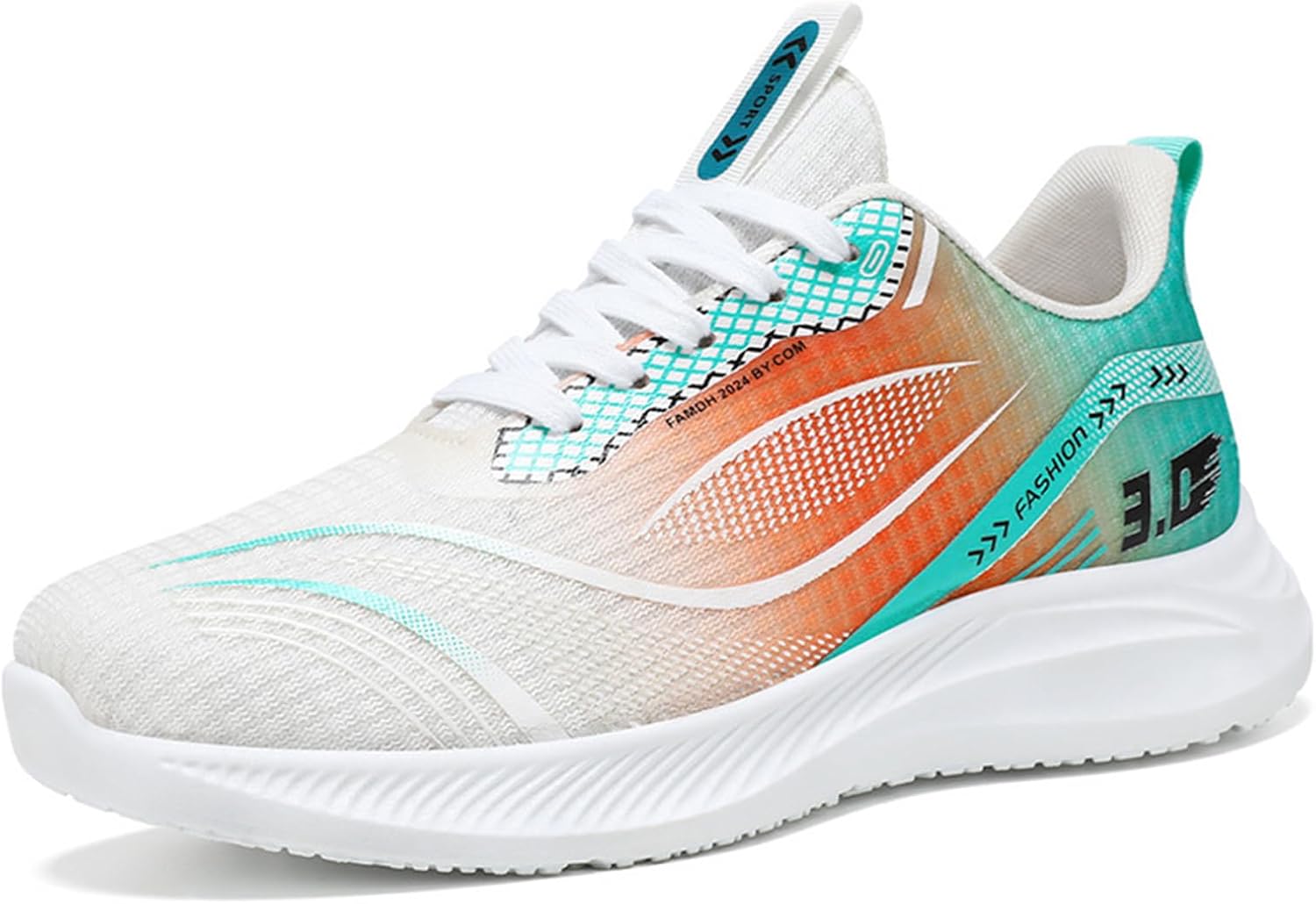Мужские кроссовки BIUHFN для повседневной носки, ходьбы и бега, модные, легкие, дышащие, с сеткой и шнуровкой, спортивная обувь с противоскользящей подошвой, белый
Мужские кроссовки BIUHFN для повседневной носки, ходьбы и бега, модные, легкие, дышащие, с сеткой и шнуровкой, спортивная обувь с противоскользящей подошвой, белый
