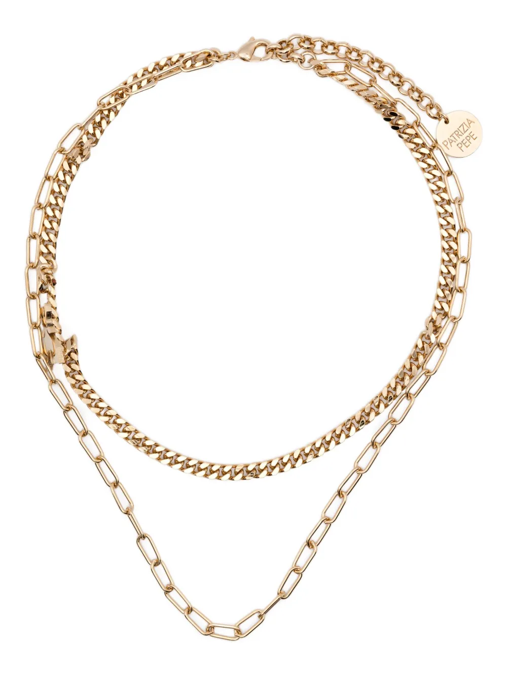 Двойное цепочное ожерелье Patrizia Pepe, золотой
Двойное цепочное ожерелье Patrizia Pepe, золотой