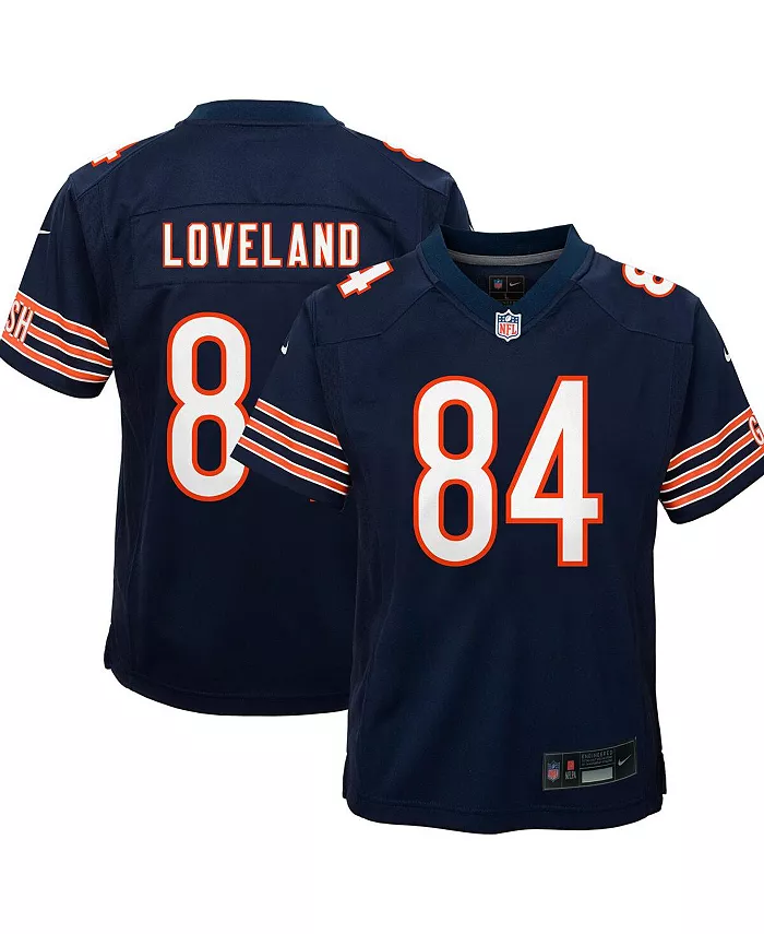Футболка игровая команды Chicago Bears для мальчиков и девочек Colston Loveland в цвете navy Nike
Футболка игровая команды Chicago Bears для мальчиков и девочек Colston Loveland в цвете navy Nike