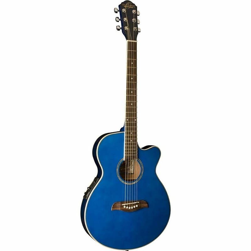 Акустическая гитара Oscar Schmidt OG8CETBL Folk Style Cutaway Acoustic-Electric Guitar - Trans Blue
Акустическая гитара Oscar Schmidt OG8CETBL Folk Style Cutaway Acoustic-Electric Guitar - Trans Blue