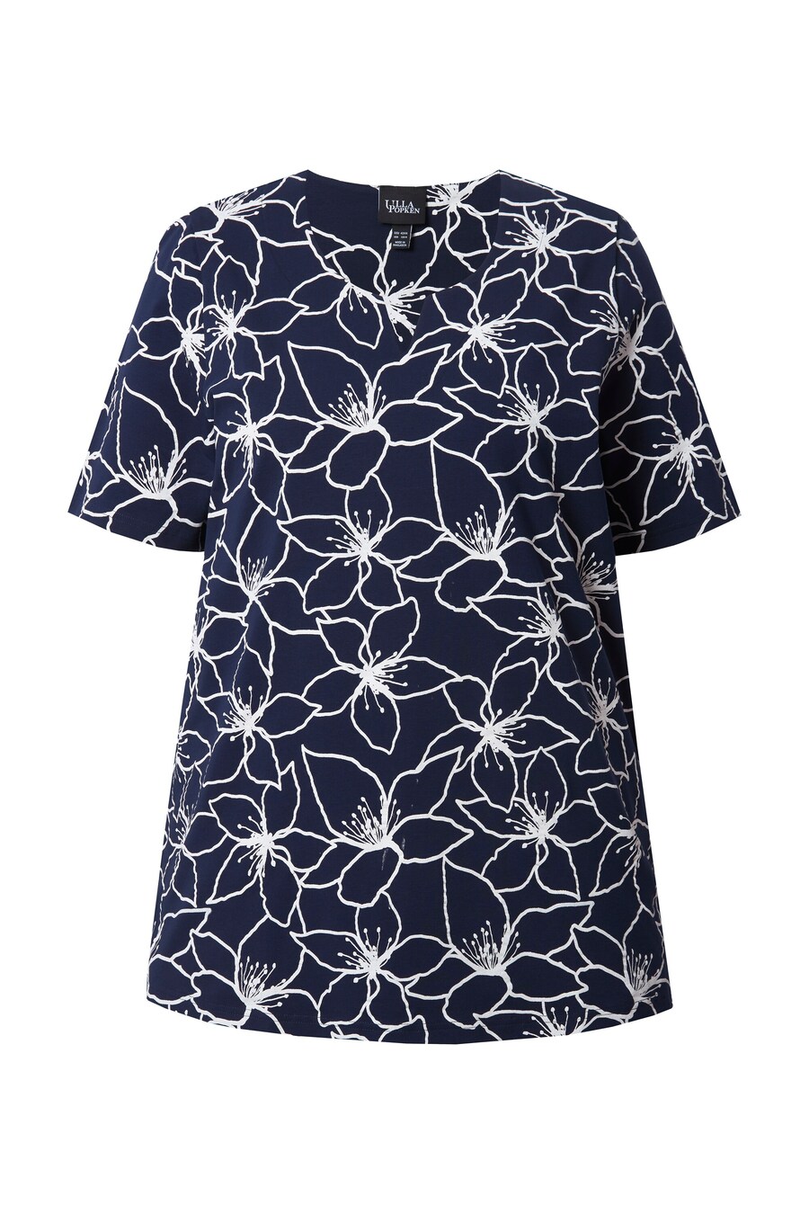 Рубашка Ulla Popken, темно-синий
Рубашка Ulla Popken, темно-синий