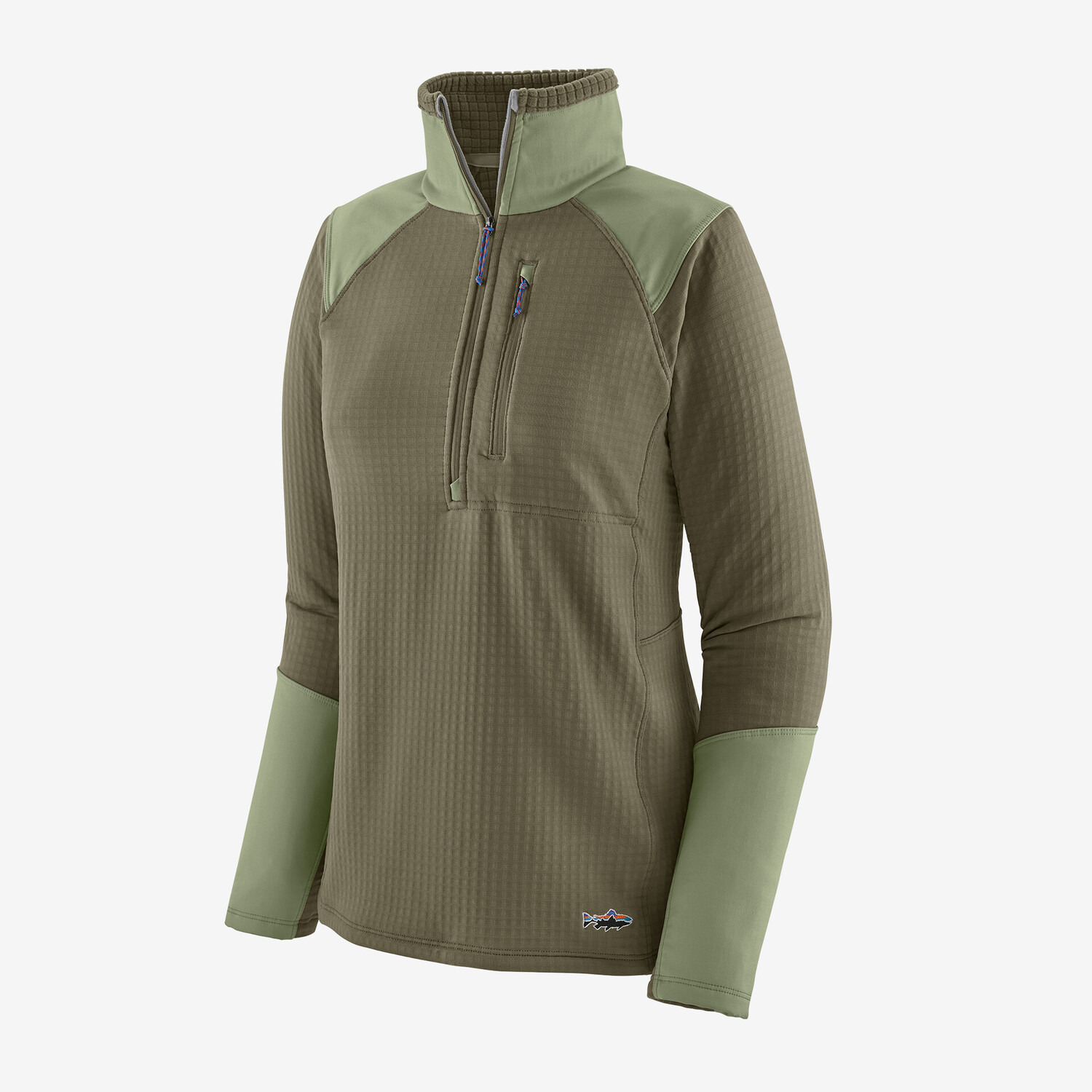 Женская рубашка с длинными рукавами R1 Fitz Roy Trout, молния 1/4 Patagonia, зеленый
Женская рубашка с длинными рукавами R1 Fitz Roy Trout, молния 1/4 Patagonia, зеленый