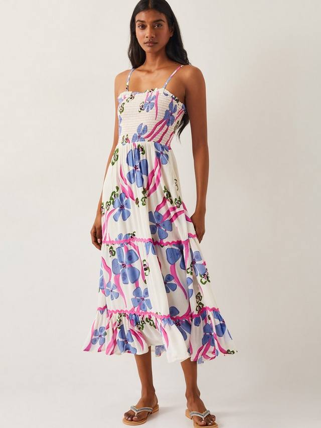 Платье-бандо от фионы Monsoon, слоновая кость/разноцветный
Платье-бандо от фионы Monsoon, слоновая кость/разноцветный