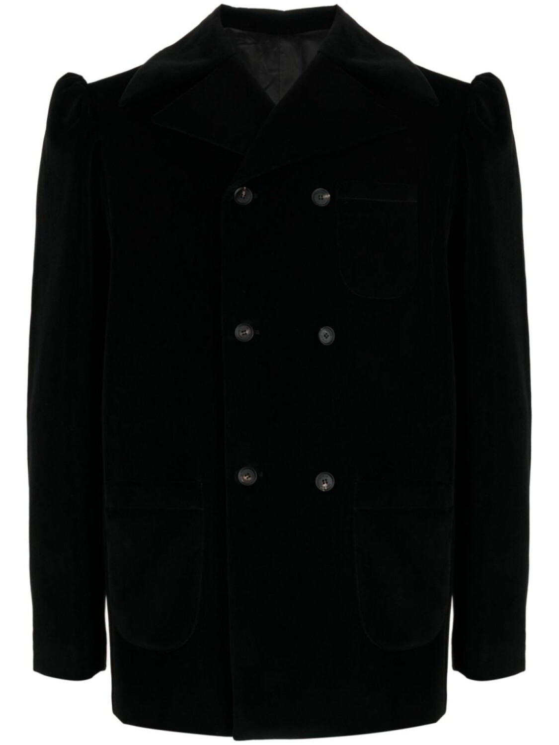 Двубортный бархатный пиджак EGONlab., черный
Двубортный бархатный пиджак EGONlab., черный