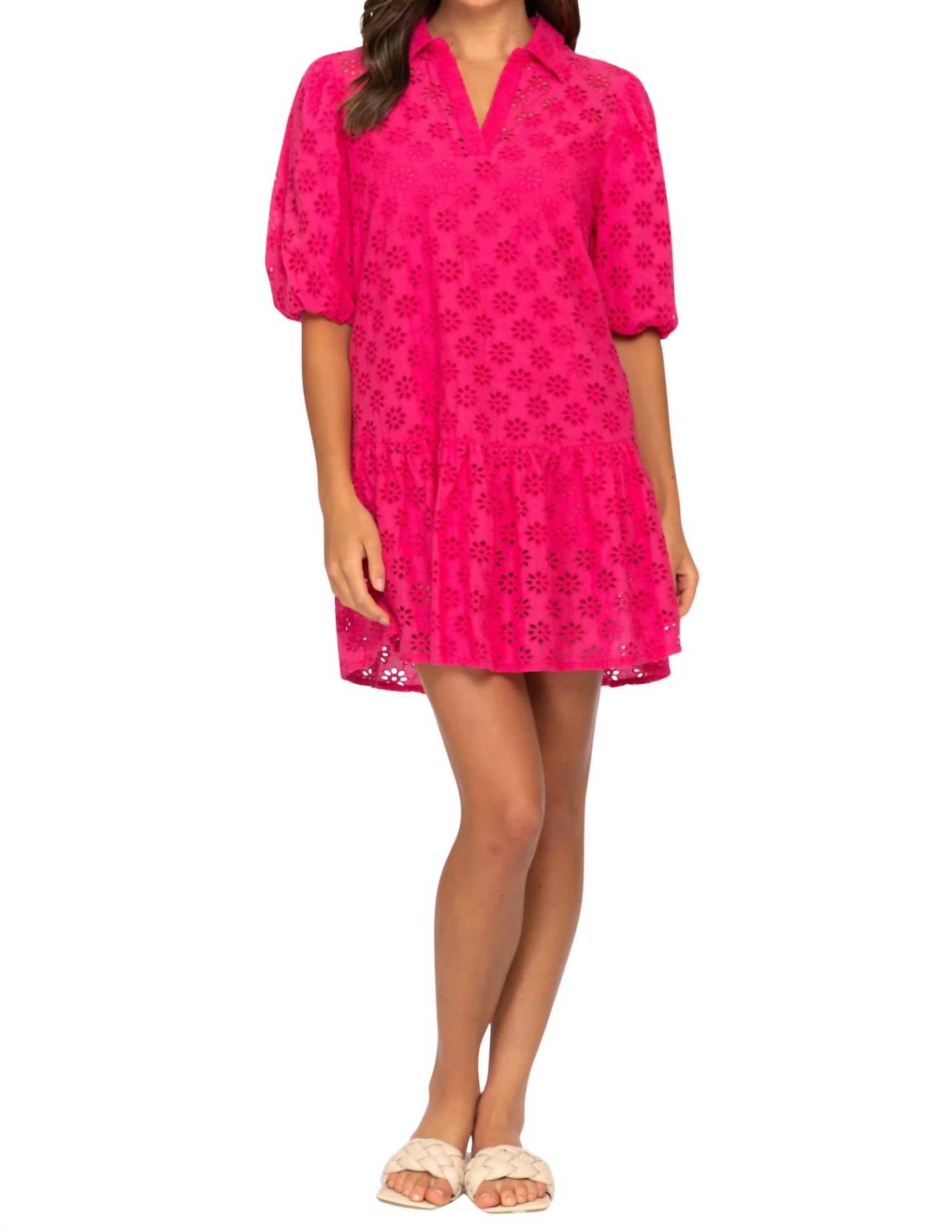 Платье Heidi в цвете фуксия Tolani
Платье Heidi в цвете фуксия Tolani