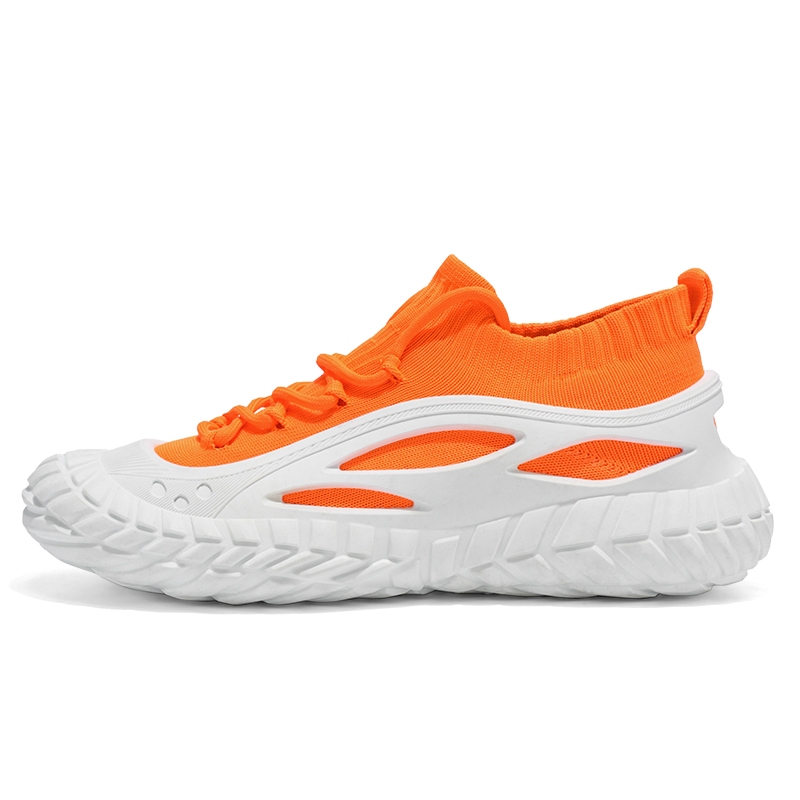 JANECO Скользоустойчивые износостойкие дышащие мужские низкие кеды бело-оранжевые, цвет White Orange
JANECO Скользоустойчивые износостойкие дышащие мужские низкие кеды бело-оранжевые, цвет White Orange