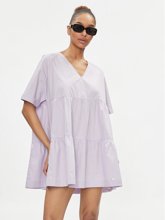 Летнее платье свободного кроя Tommy Jeans, фиолетовый
Летнее платье свободного кроя Tommy Jeans, фиолетовый