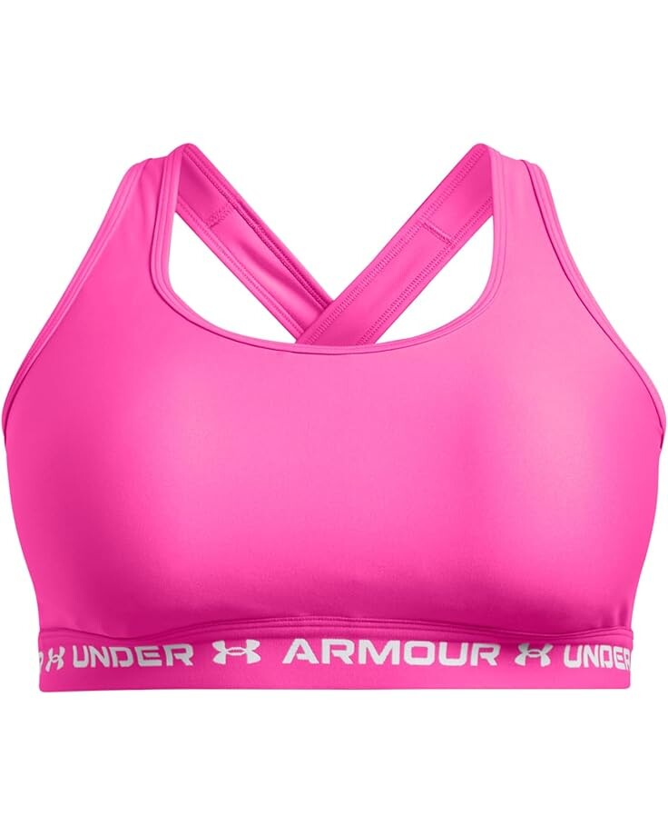 Бюстгальтер Under Armour Plus Size Crossback Mid Bra, цвет Rebel Pink/Rebel Pink/White
Бюстгальтер Under Armour Plus Size Crossback Mid Bra, цвет Rebel Pink/Rebel Pink/White