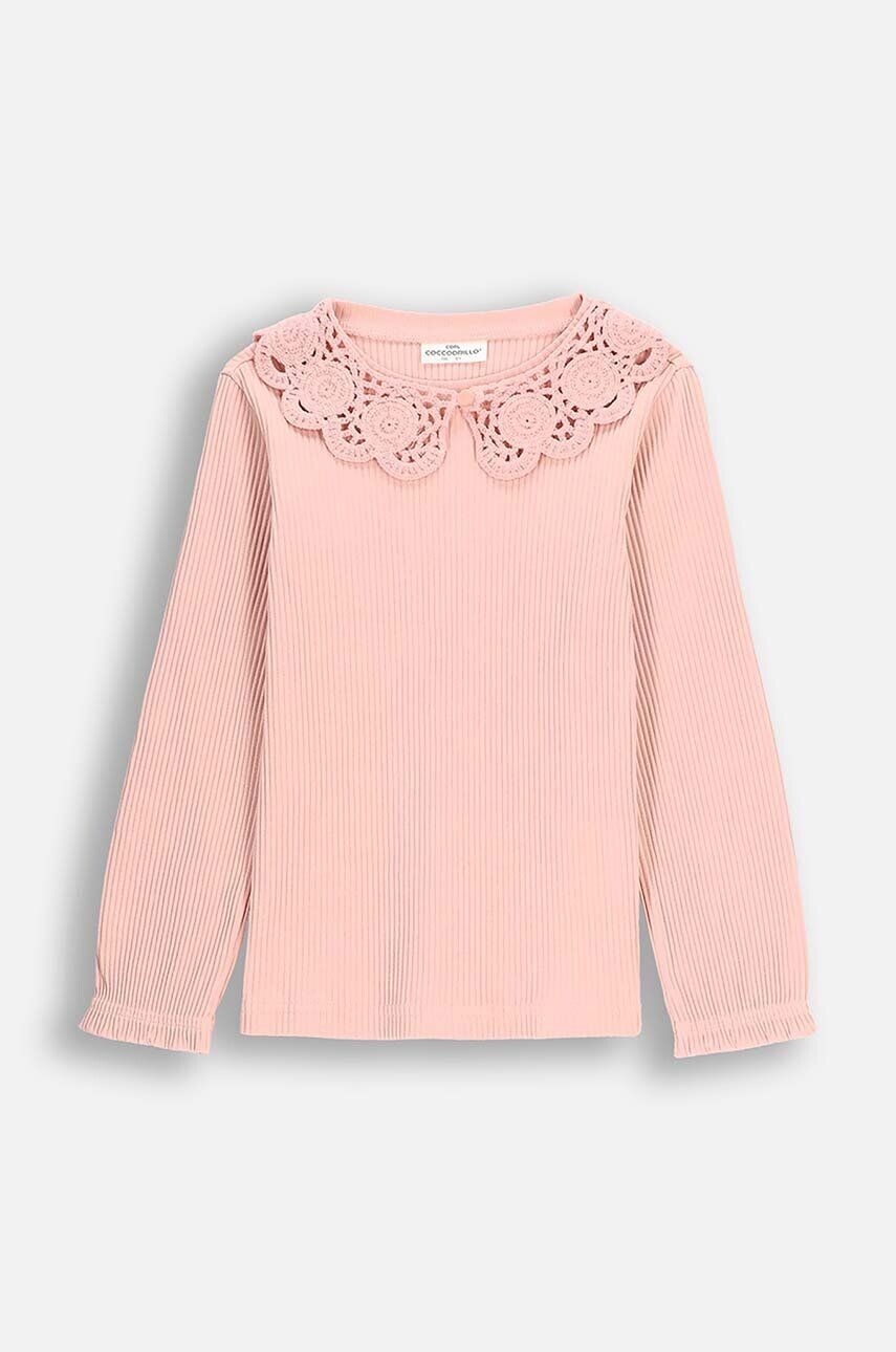 Детская футболка с длинным рукавом из кожи крокодила Coccodrillo, розовый
Детская футболка с длинным рукавом из кожи крокодила Coccodrillo, розовый