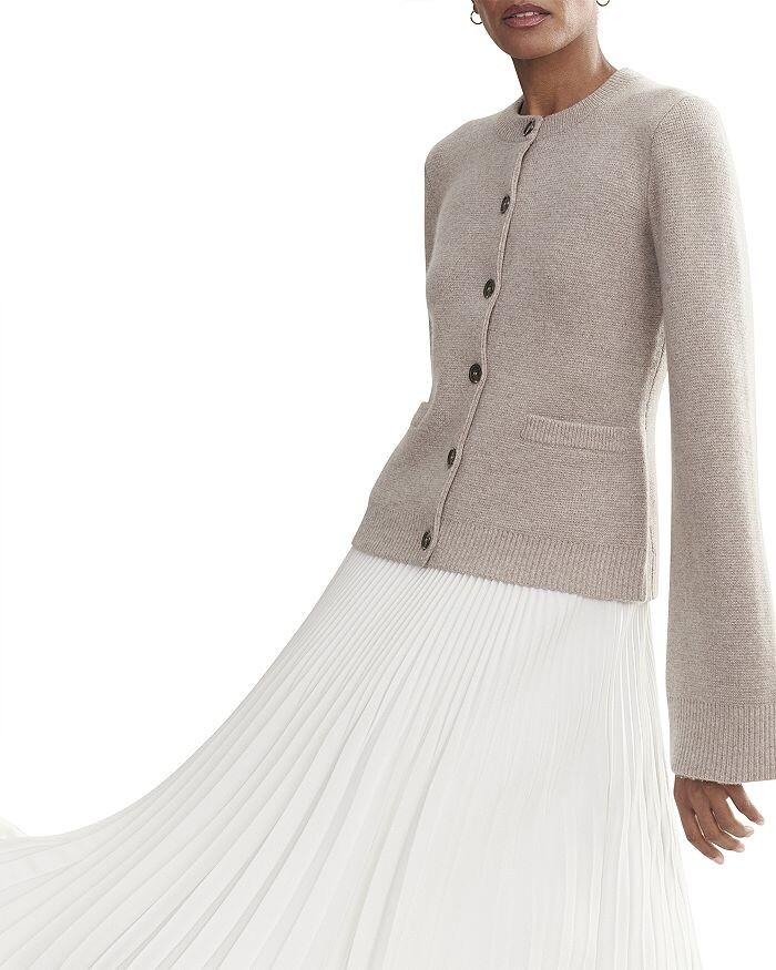 Свитер-кардиган с круглым вырезом из смеси шерсти Cooper Jenni Kayne, коричневый/бежевый
Свитер-кардиган с круглым вырезом из смеси шерсти Cooper Jenni Kayne, коричневый/бежевый