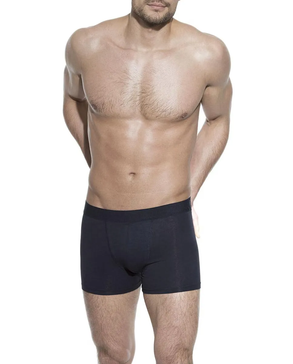 Набор из трех мужских трикотажных боксеров Bread & Boxers черный, синий
Набор из трех мужских трикотажных боксеров Bread & Boxers черный, синий