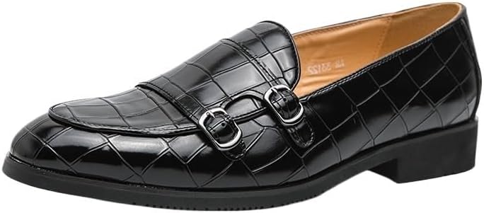 Мужские кожаные лоферы, деловые кожаные туфли, с монк-пряжкой, с легким надеванием, противоскользящие и износостойкие, для повседневной носки, вечеринок и свадеб Zestrelax, черный
Мужские кожаные лоферы, деловые кожаные туфли, с монк-пряжкой, с легким надеванием, противоскользящие и износостойкие, для повседневной носки, вечеринок и свадеб Zestrelax, черный