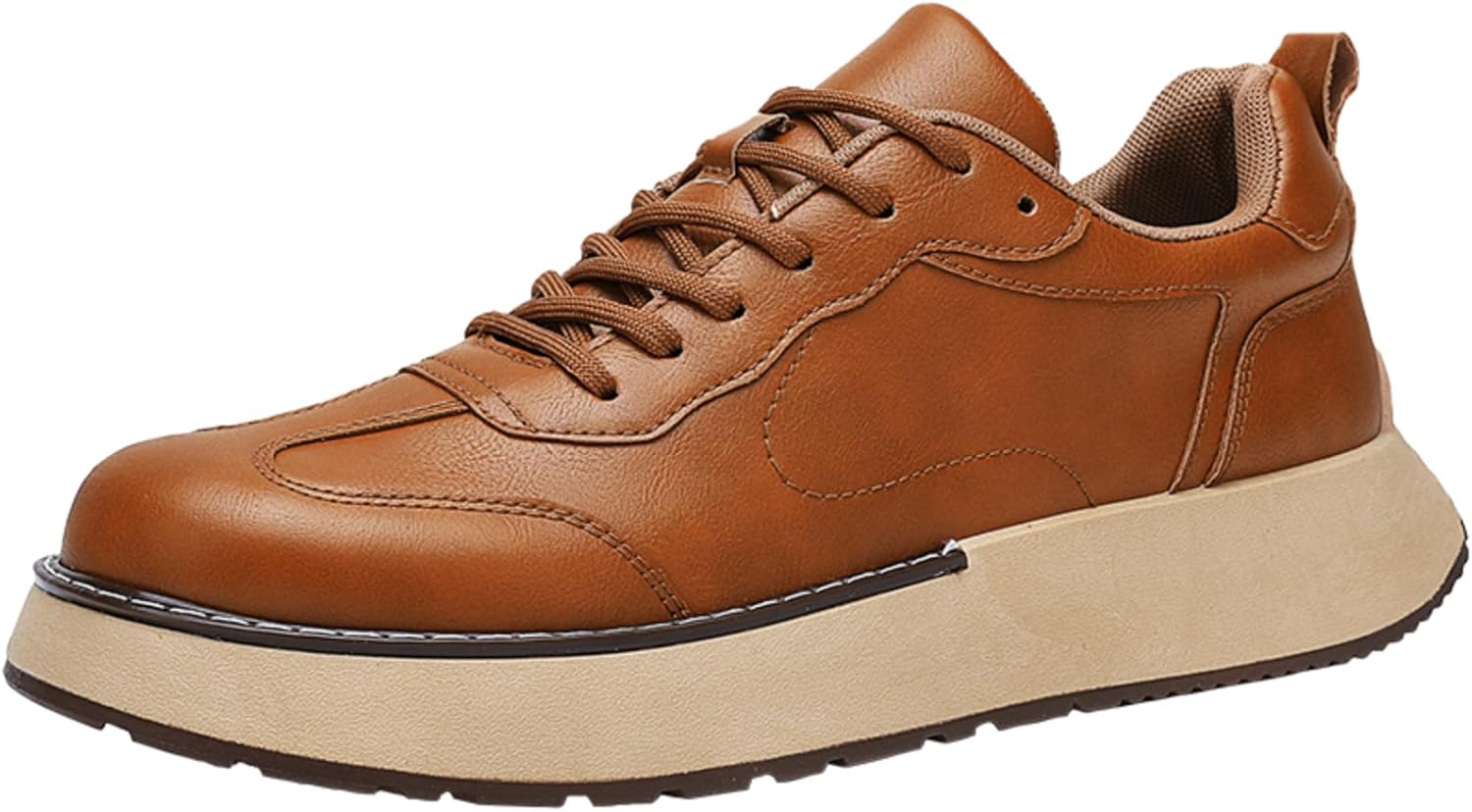 Мужские повседневные кожаные кроссовки - ретро низкие - верх из дышащей натуральной кожи, удобные и легкие для повседневной носки и путешествий Khwfjas, хаки
Мужские повседневные кожаные кроссовки - ретро низкие - верх из дышащей натуральной кожи, удобные и легкие для повседневной носки и путешествий Khwfjas, хаки