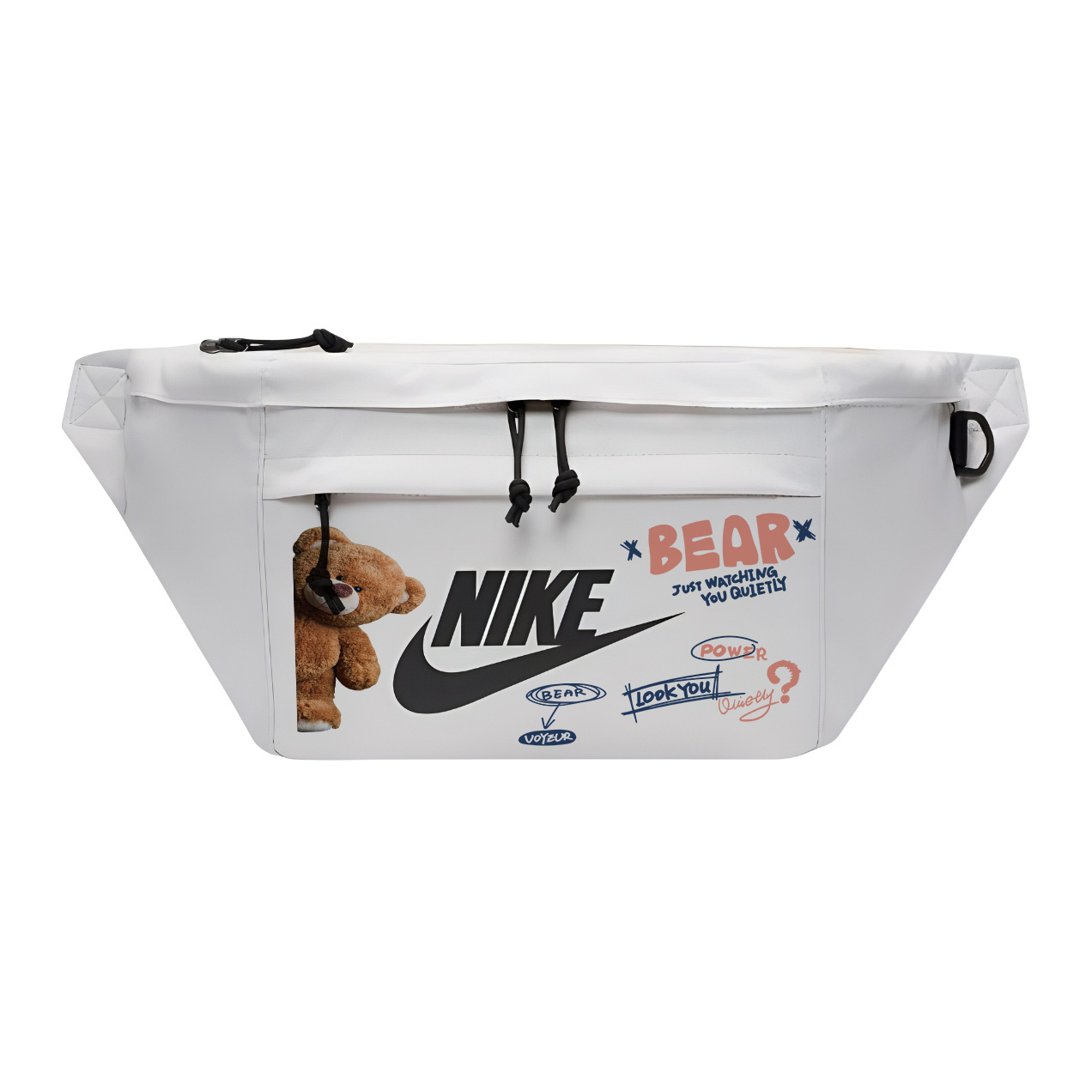 Nike Одноплечевая набедренная сумка через плечо унисекс белая, Plush Bear
Nike Одноплечевая набедренная сумка через плечо унисекс белая, Plush Bear