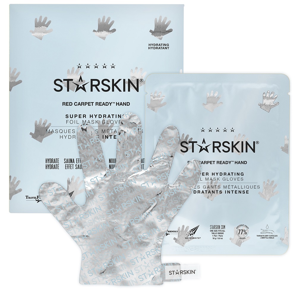 Питательные двухслойные перчатки-маска для рук red carpet ready hand super hydrating foil mask gloves Starskin, количество 1 шт.
Питательные двухслойные перчатки-маска для рук red carpet ready hand super hydrating foil mask gloves Starskin, количество 1 шт.