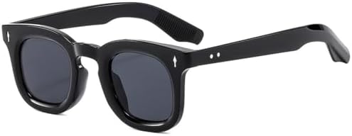 Женские солнцезащитные очки в стиле ретро с заклепками, конфетные оттенки, защита от УФ-излучения UV400, мужские панк-очки, черные и серые, один размер MTZJH, One Color
Женские солнцезащитные очки в стиле ретро с заклепками, конфетные оттенки, защита от УФ-излучения UV400, мужские панк-очки, черные и серые, один размер MTZJH, One Color