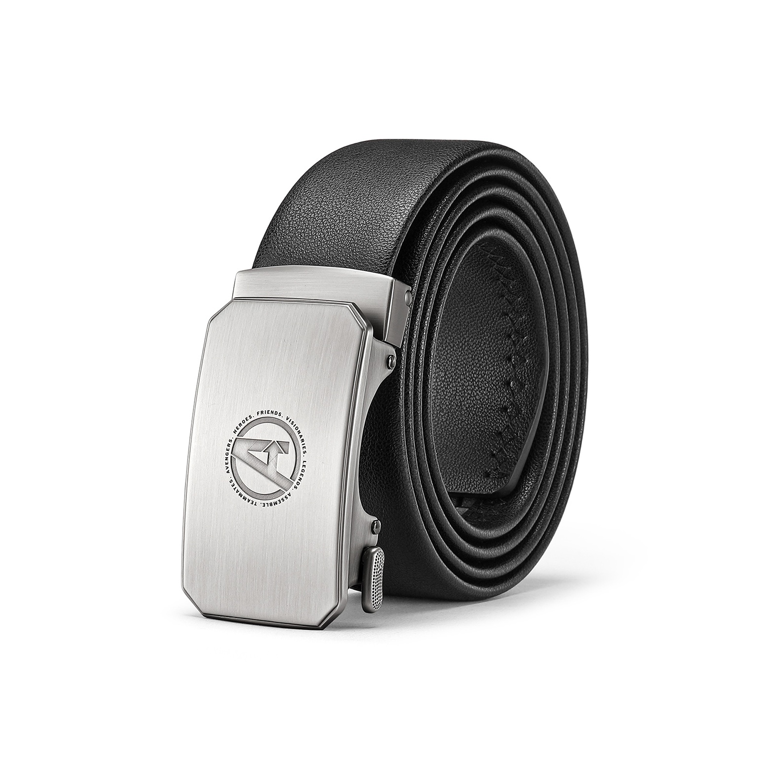 Disney Кожаный ремень Marvel The Avengers Collection мужской черный, Black 
Disney Кожаный ремень Marvel The Avengers Collection мужской черный, Black